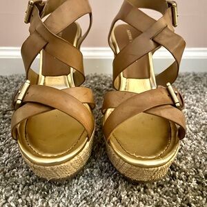 Audrey Brooke Tan Espadrille Sandals